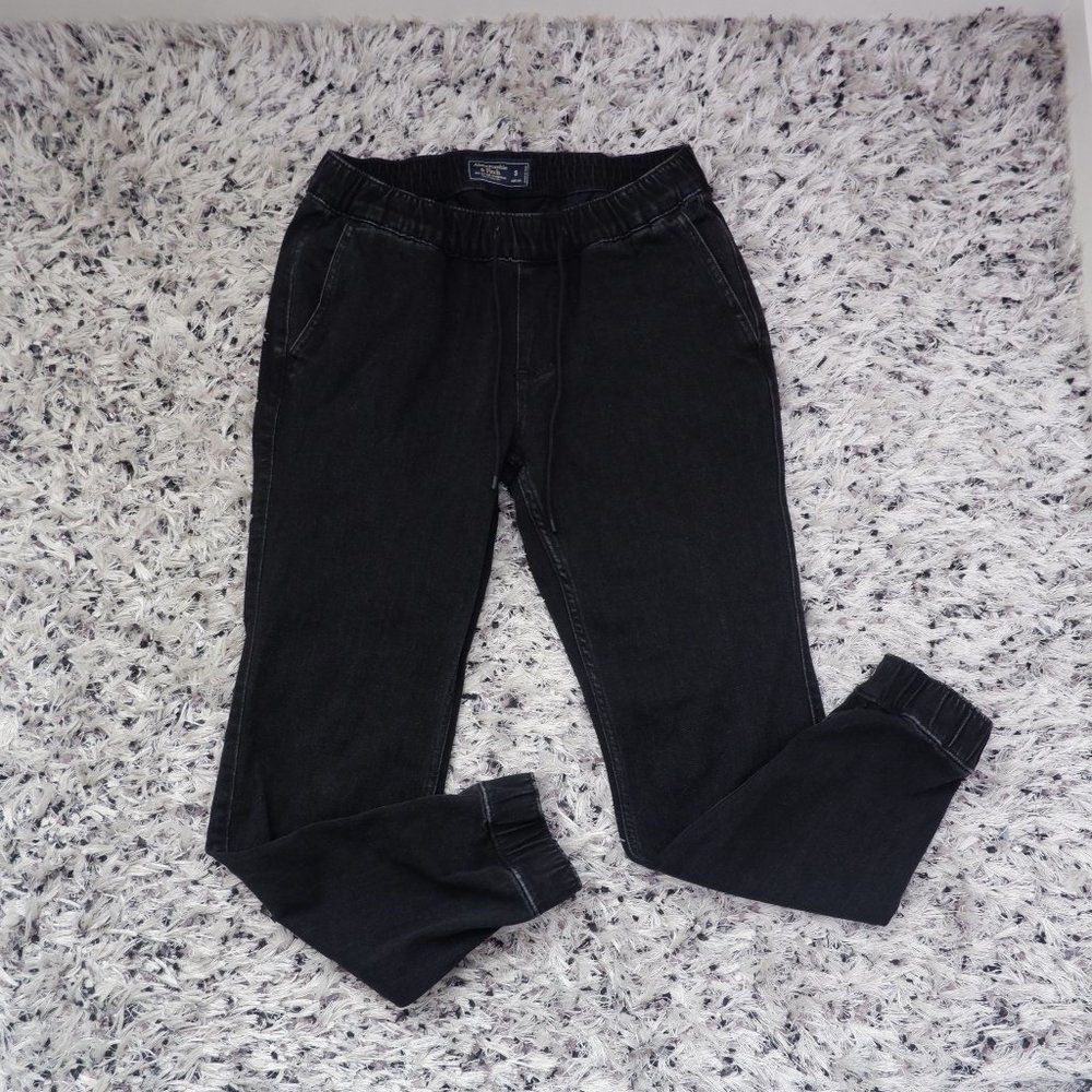 Mens Abercombie and Fitch Denim Joggers